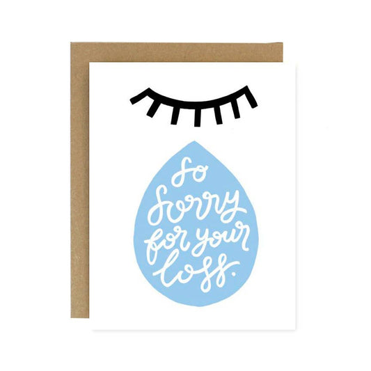 So Sorry Sympathy Card - Spiral Circle