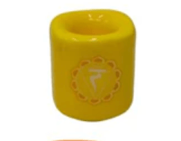 Solar Plexus Chime Candle Holder | Chakra - Spiral Circle
