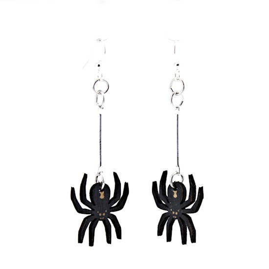 Spider Earrings - Spiral Circle