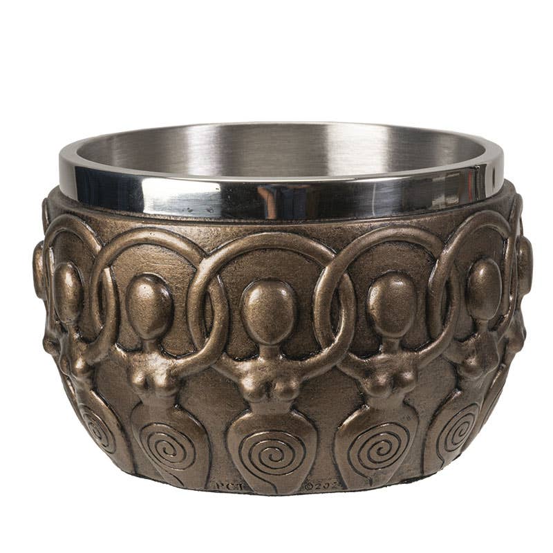 Spiral Goddess Smudge Bowl C/24 - Spiral Circle