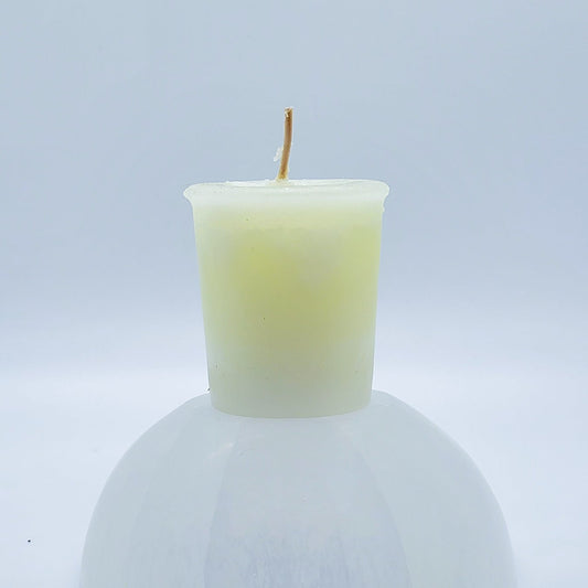Spirit | Sparkling White | Votive Intention Candle | Reiki Charged - Spiral Circle