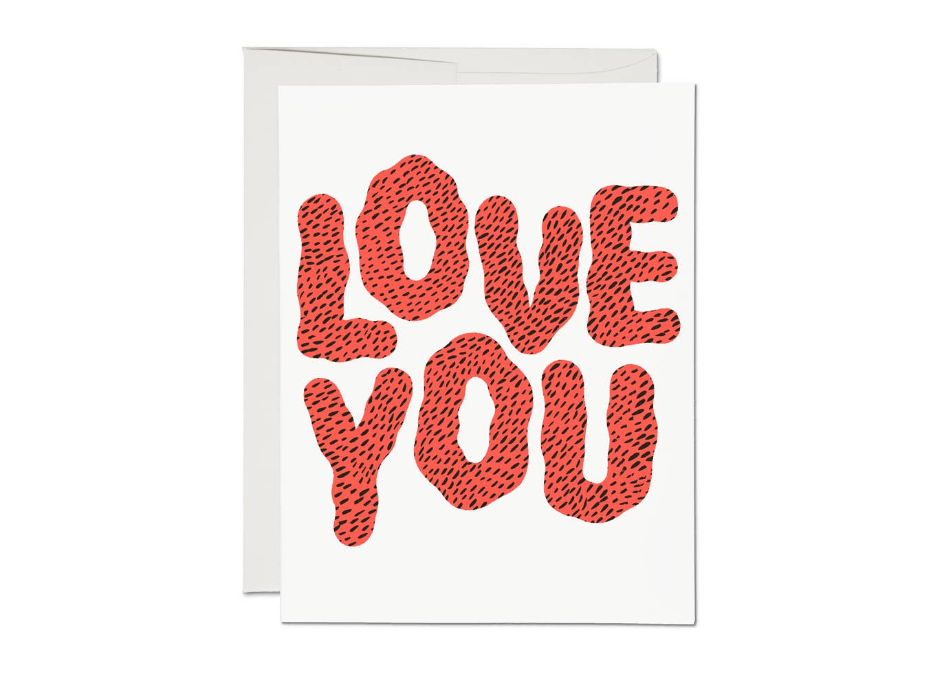 Spotted Love | Love Greeting Card - Spiral Circle