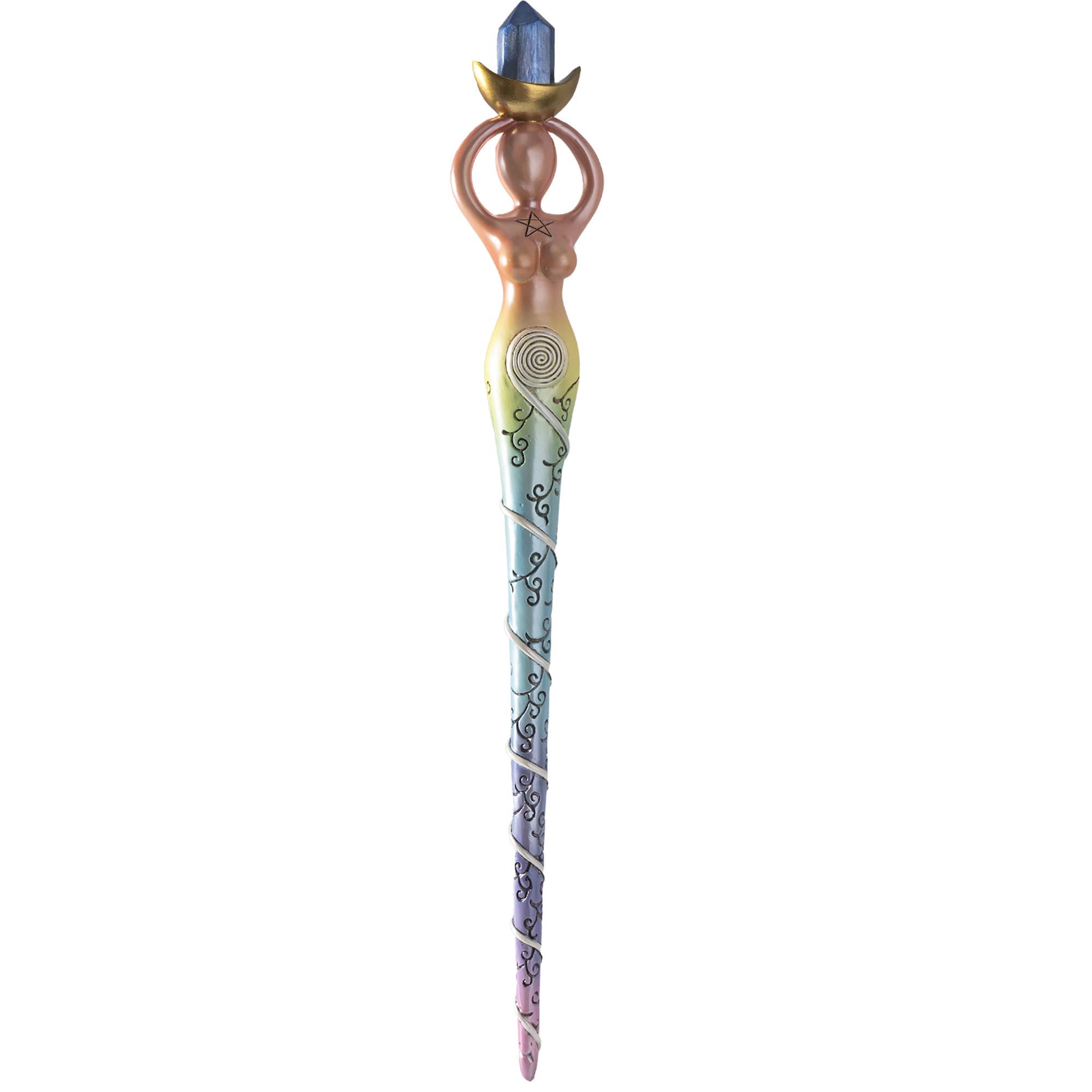 Sprial Goddess Mystical Magic Wand C/24 - Spiral Circle