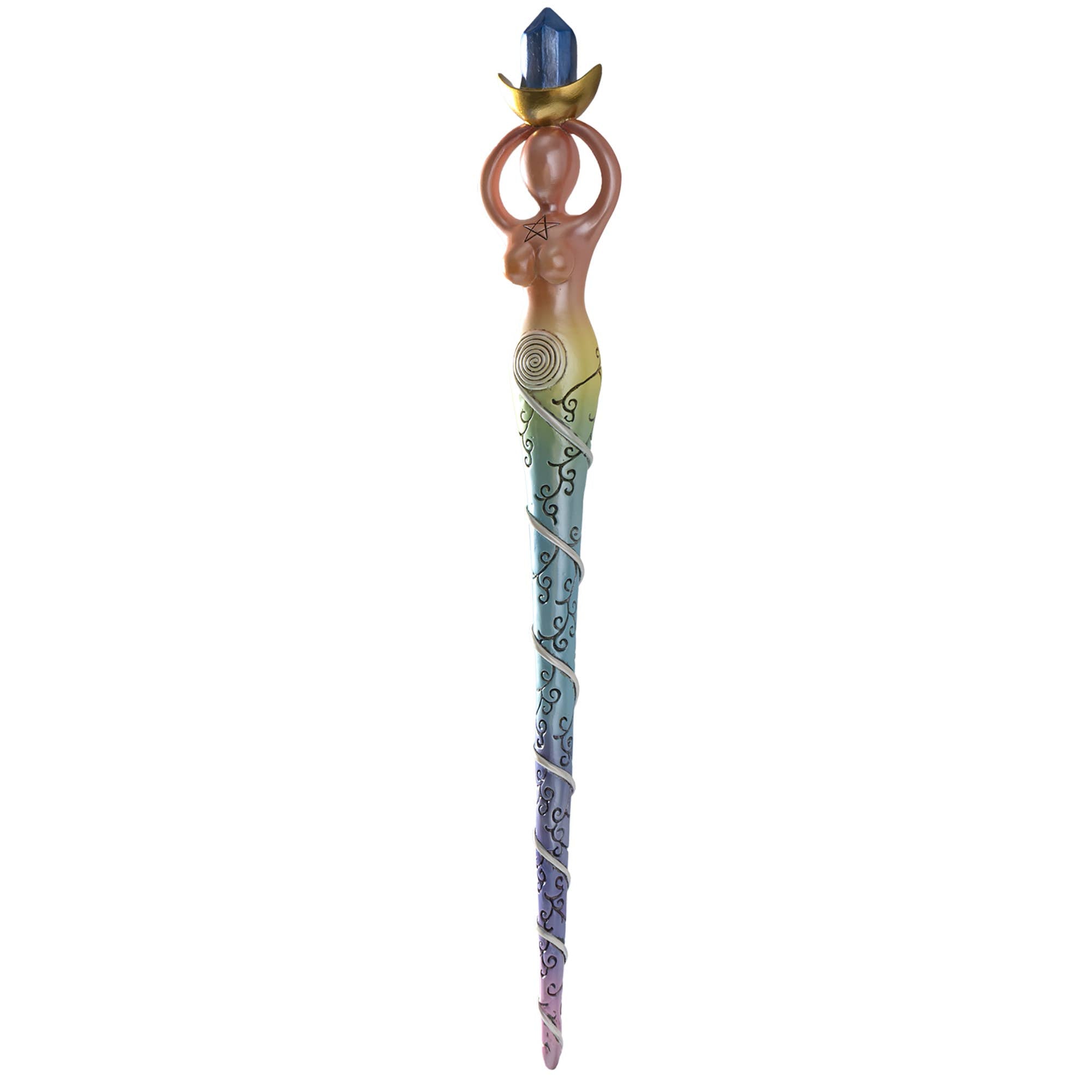 Sprial Goddess Mystical Magic Wand C/24 - Spiral Circle