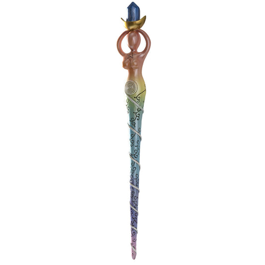 Sprial Goddess Mystical Magic Wand C/24 - Spiral Circle