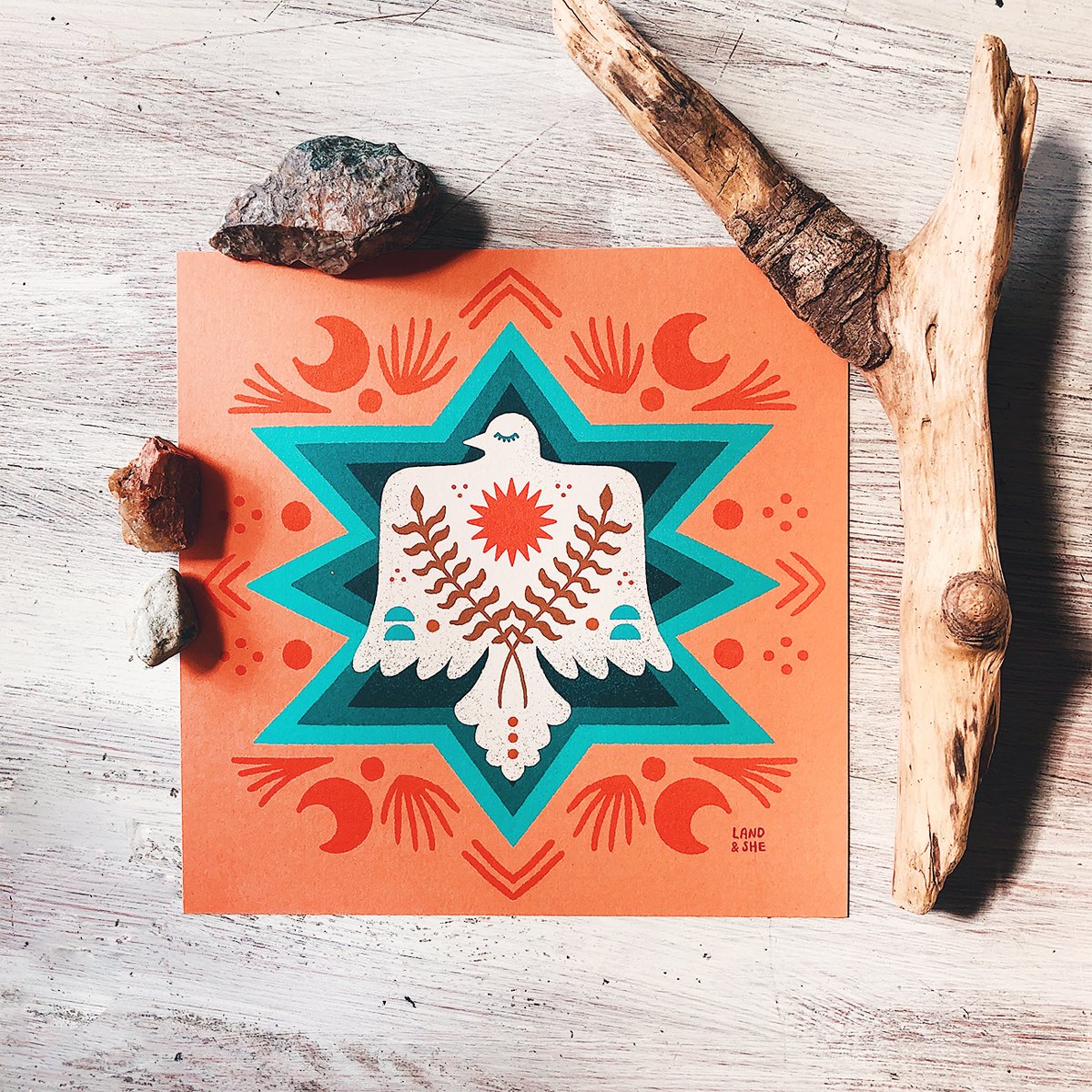 Stay True | Art Print - Spiral Circle