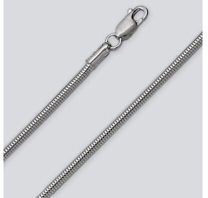 Sterling Silver Adjustable Snake Chain | 28