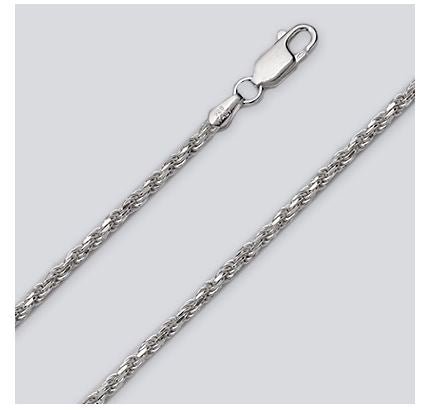Sterling Silver Rope Chain | 18