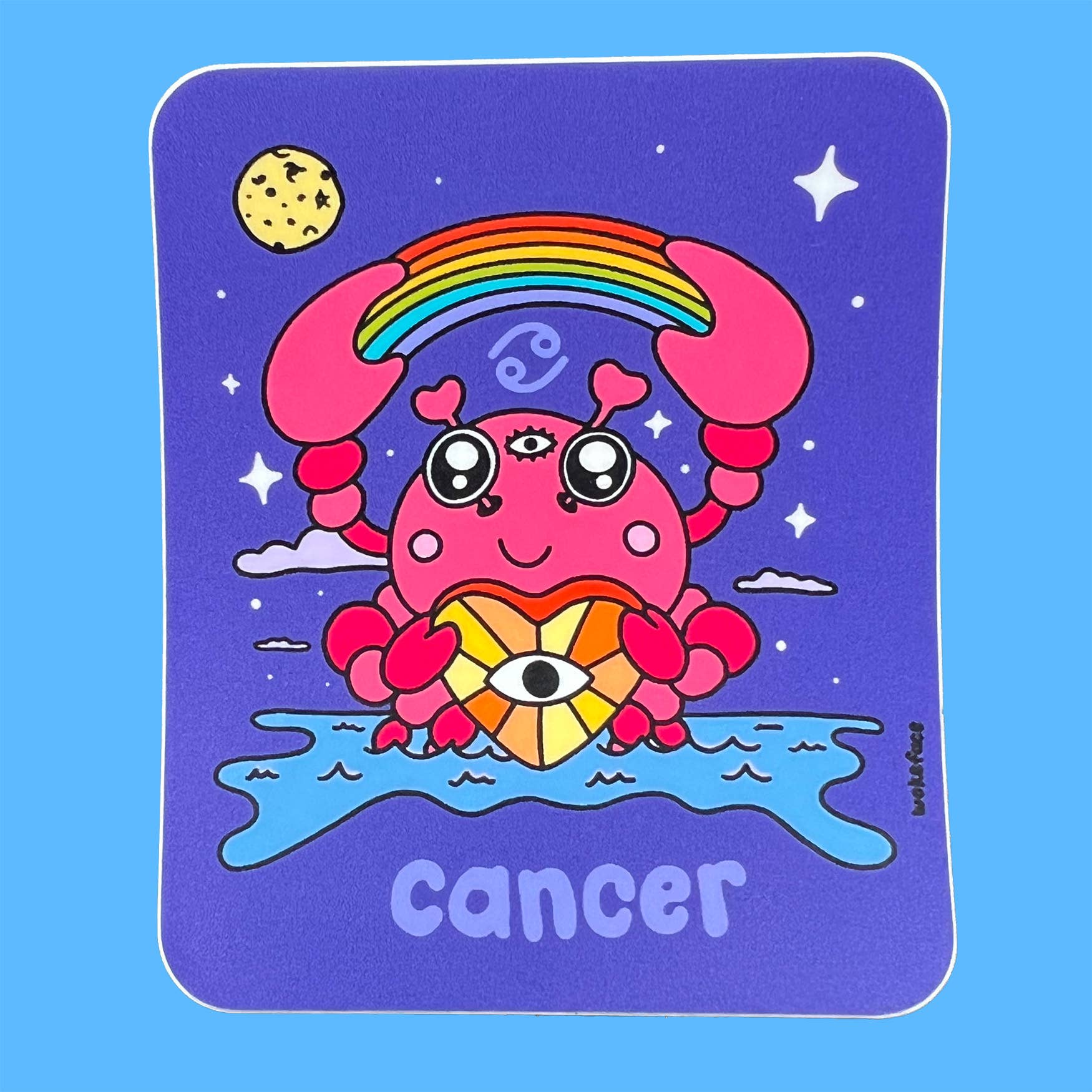 Sticker - Zodiac: Cancer - Spiral Circle