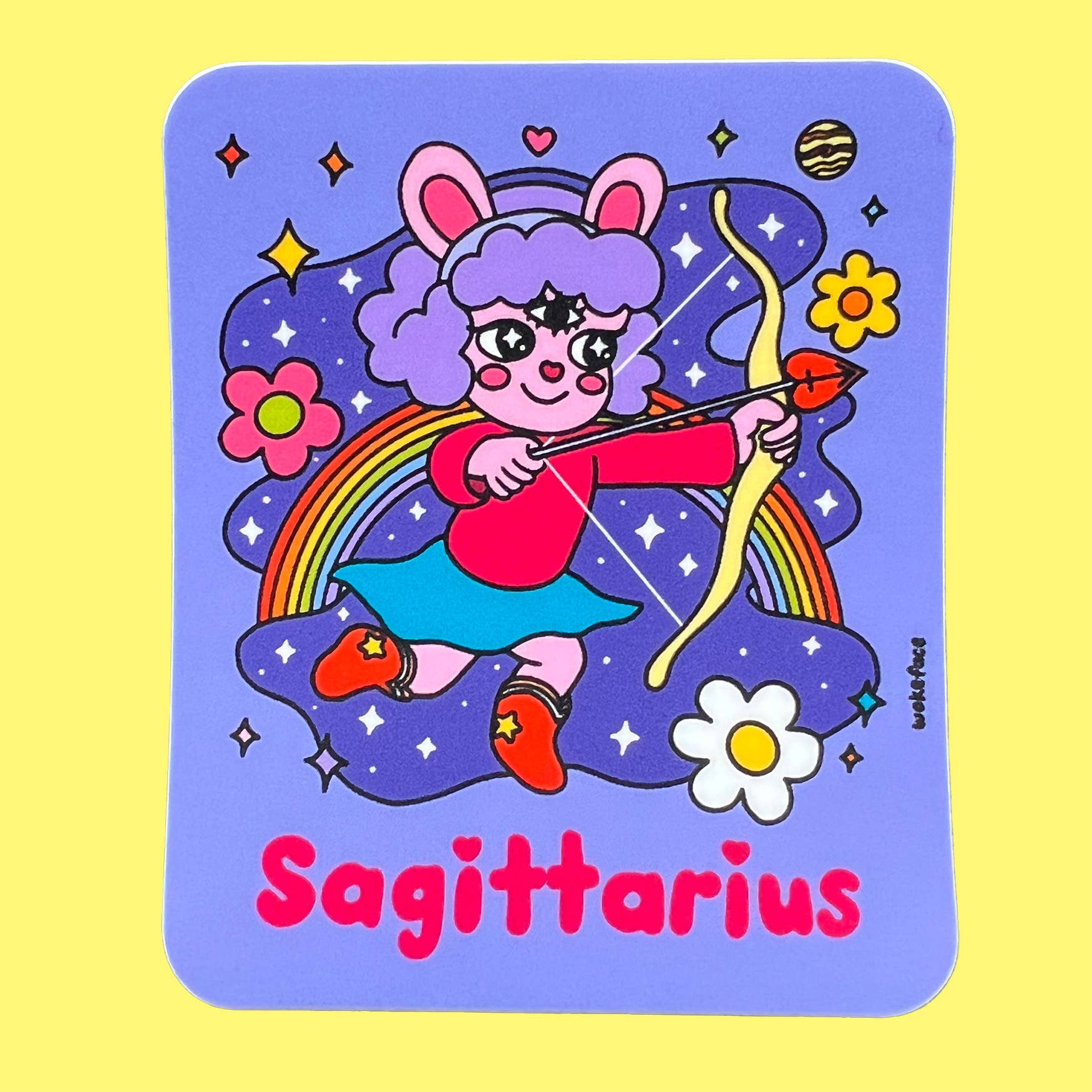Sticker - Zodiac: Sagittarius - Spiral Circle