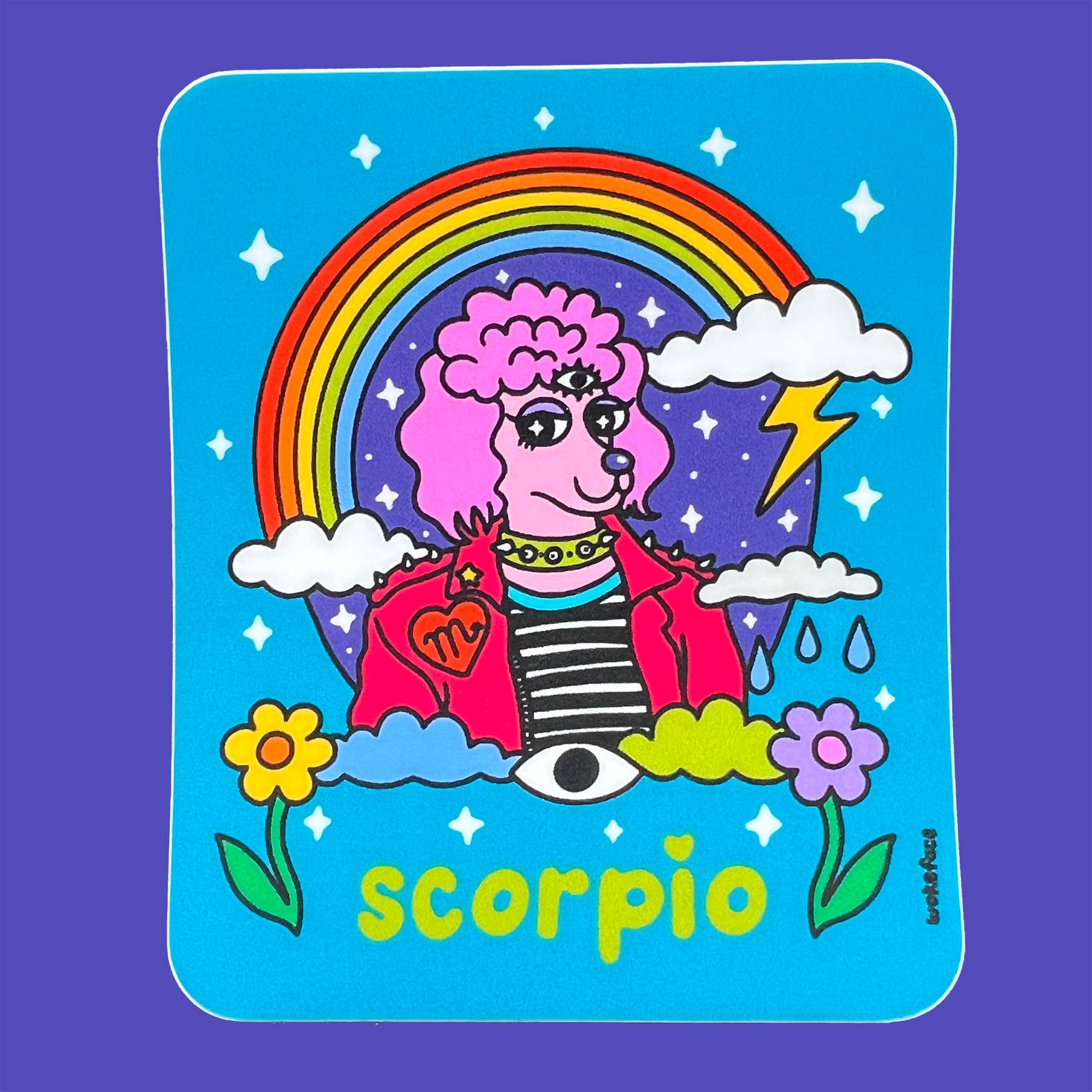 Sticker - Zodiac: Scorpio - Spiral Circle