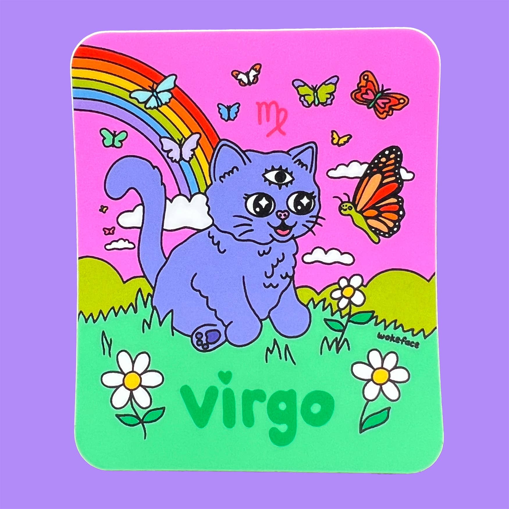 Sticker - Zodiac: Virgo - Spiral Circle