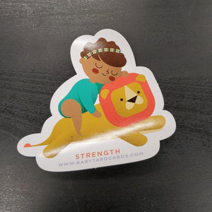 Check Strength Sticker Strength Sticker - Spiral Circle