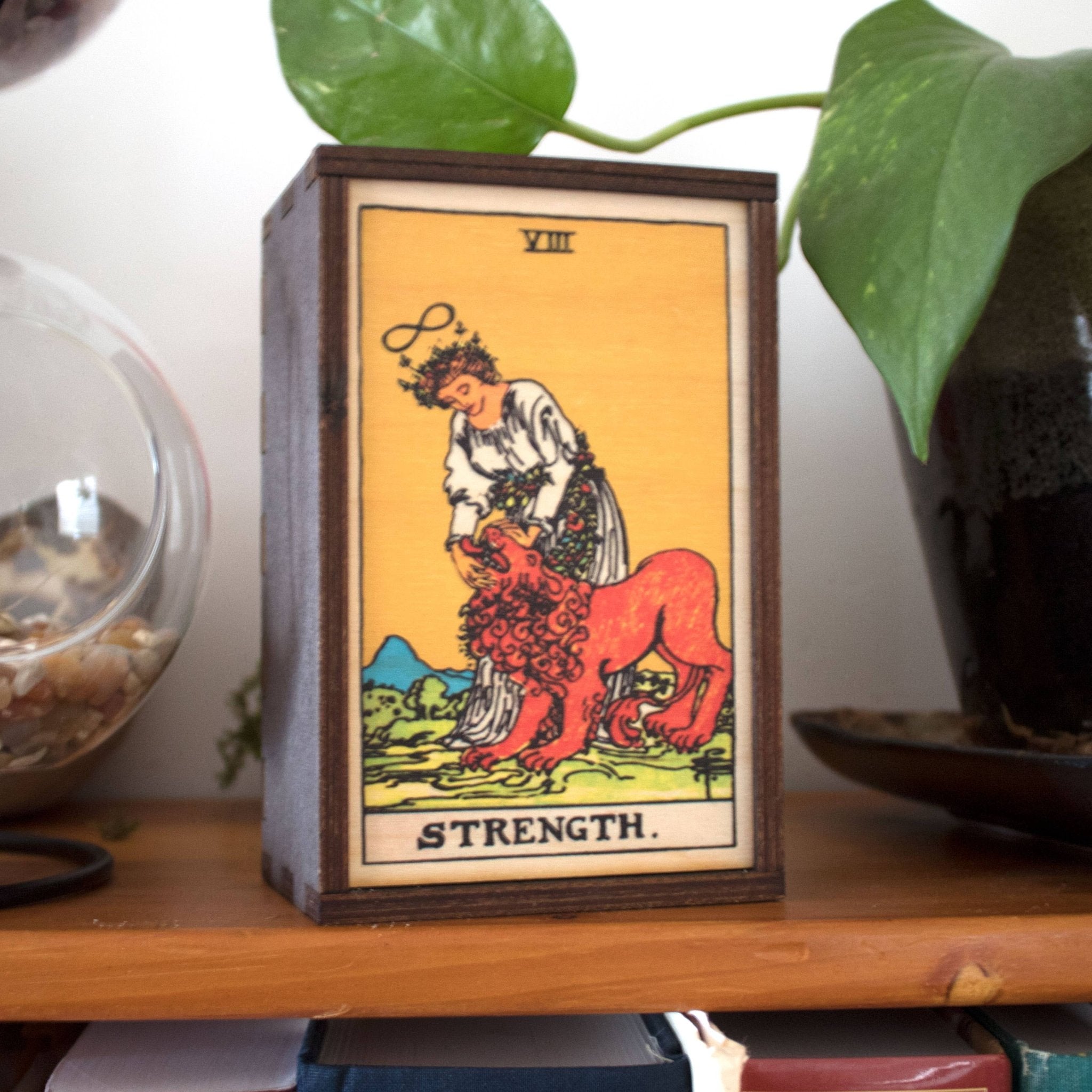 Strength | Tarot | Full Color Stash Box | 4