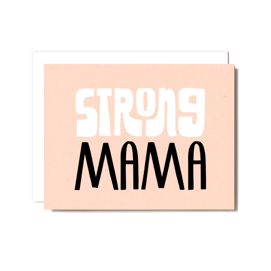 Strong Mama Card - Spiral Circle