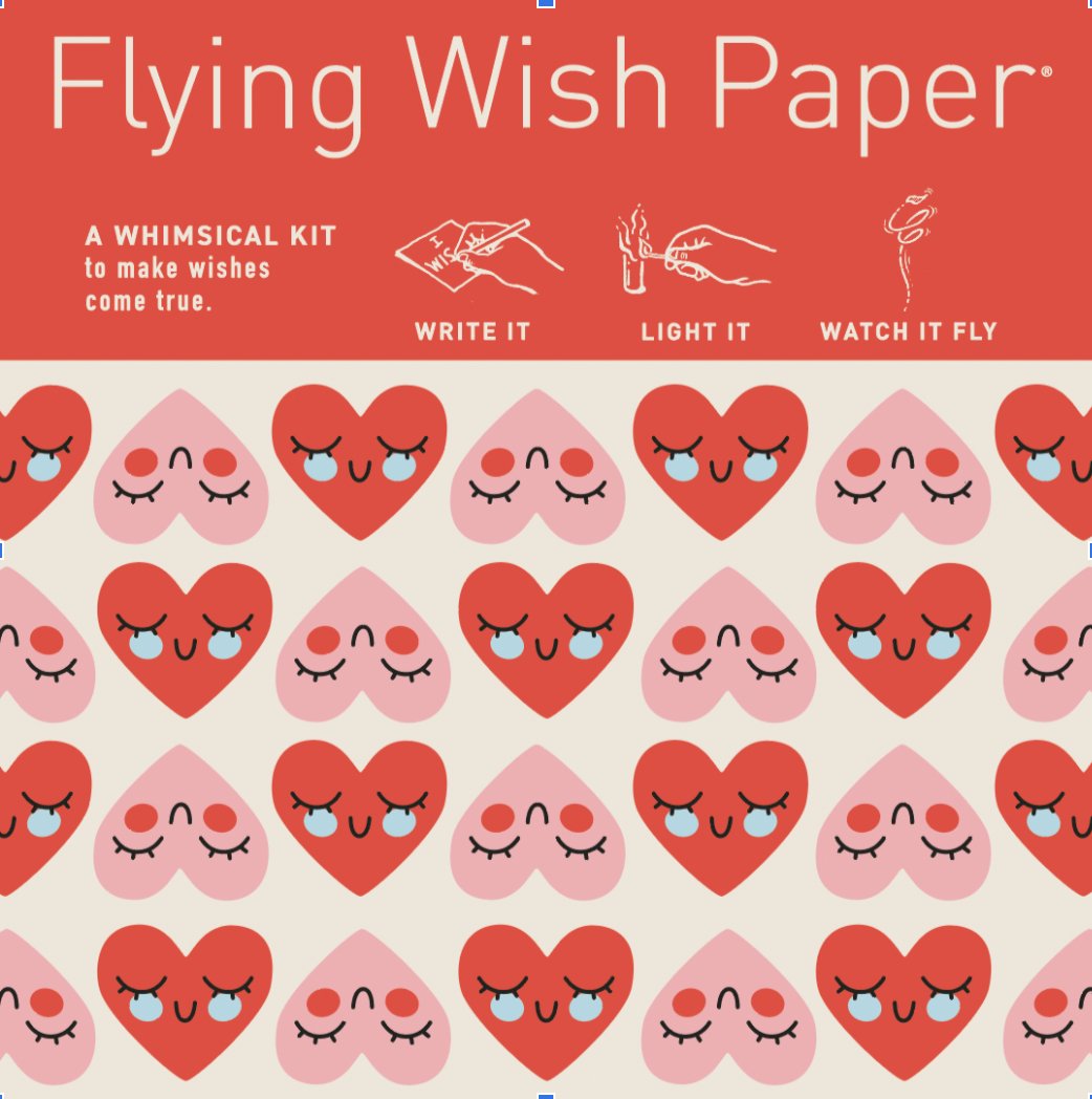 SWEET HEARTS WIsh Paper | Mini kit with 15 Wishes + Accessories - Spiral Circle