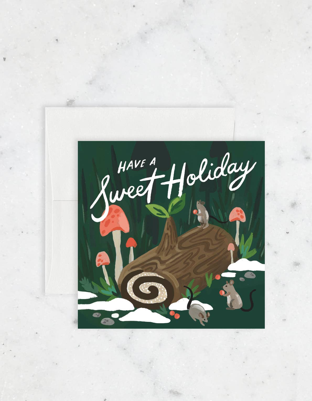 Sweet Holiday Card | Holiday - Spiral Circle