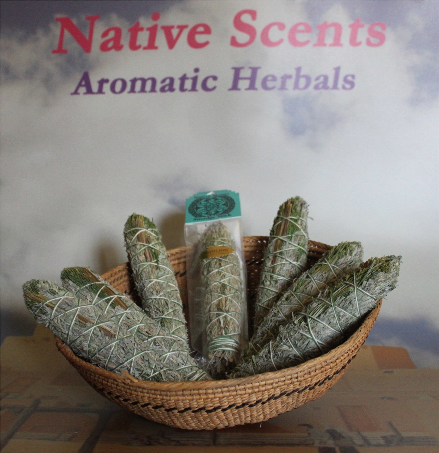 Sweetcense Smudge Sticks (with desert sage) - Spiral Circle