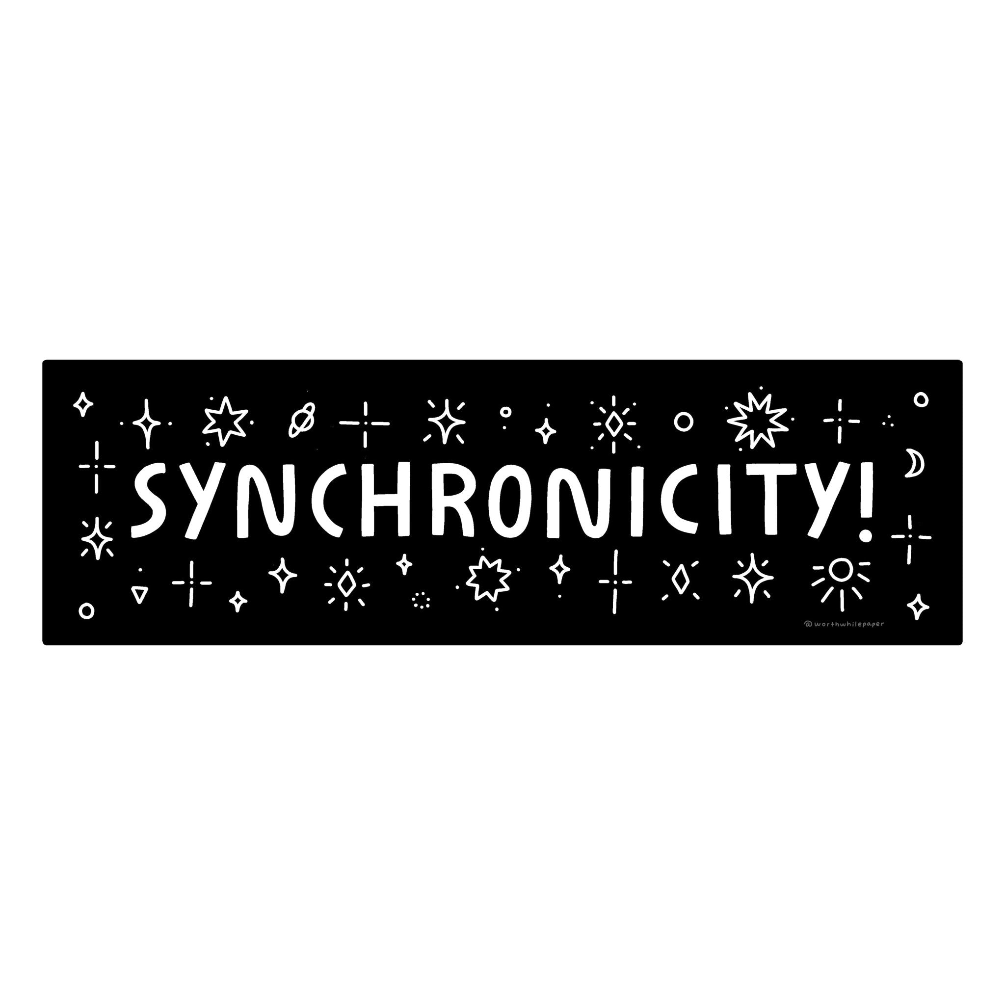 Synchronicity Sticker - Spiral Circle