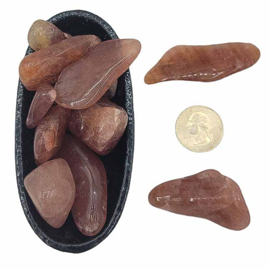 Tanzberry Quartz | Tumbled - Spiral Circle