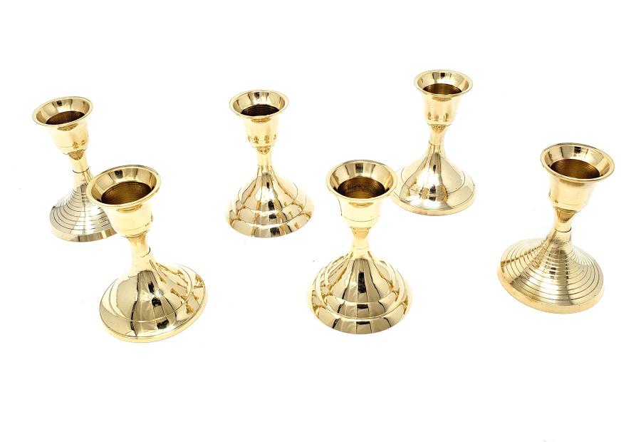 Taper Candle Holder Brass 3