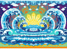 Tapestry - Spiral Circle