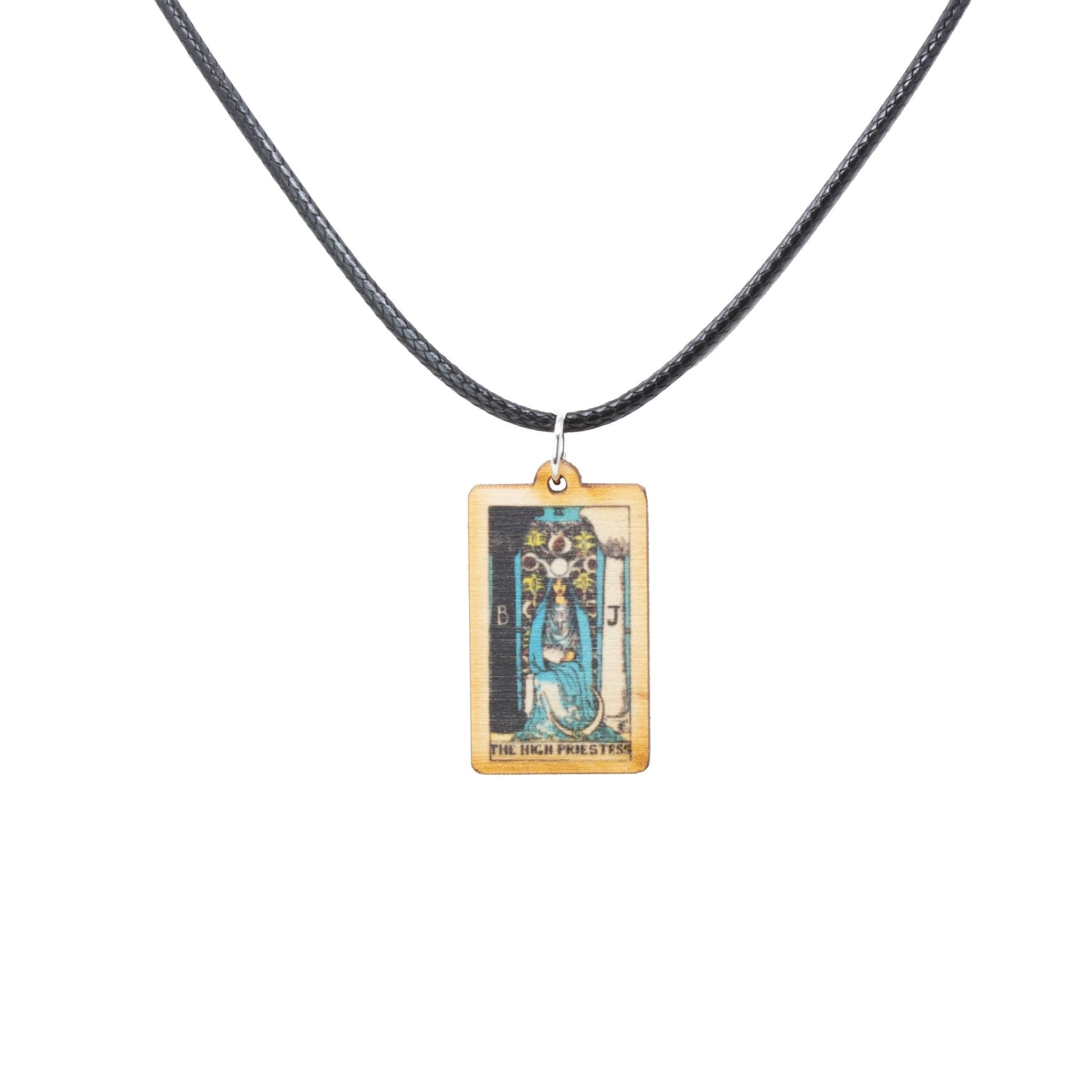 Tarot - 2 - The High Priestess Necklace - Spiral Circle