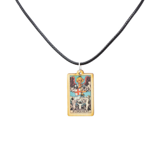 Tarot - 20 - Judgement Necklace - Spiral Circle