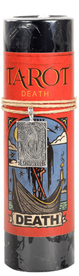 Tarot Candle | With Pendant - Spiral Circle