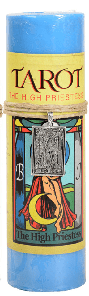 Tarot Candle | With Pendant - Spiral Circle