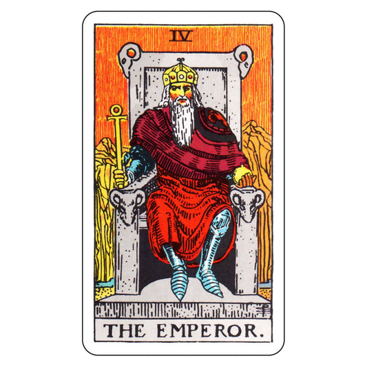 Tarot Sticker - The Emperor - Spiral Circle
