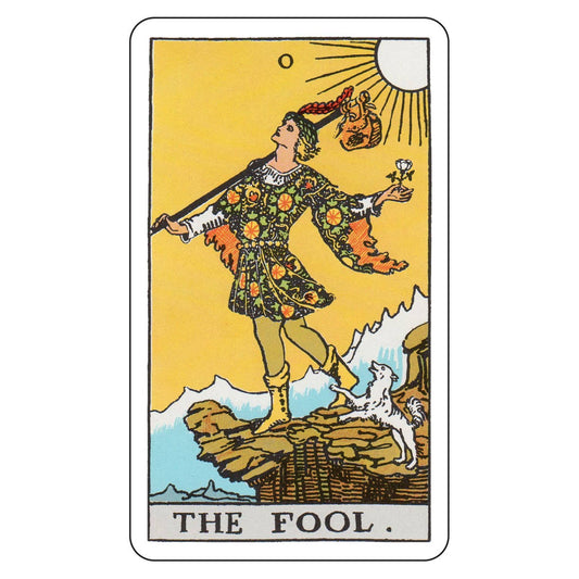 Tarot Sticker - The Fool - Spiral Circle