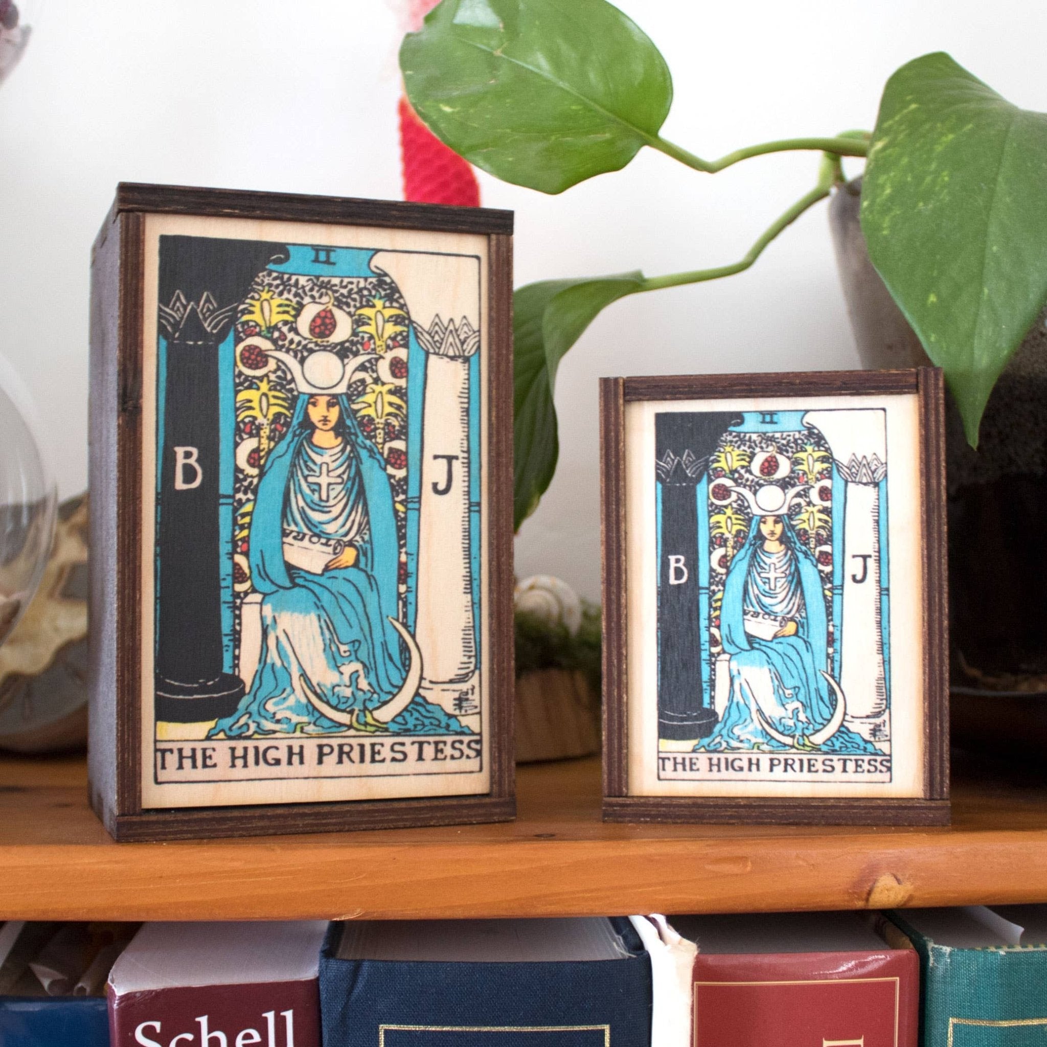 Tarot | The High Priestess Full Color Stash Box - Spiral Circle