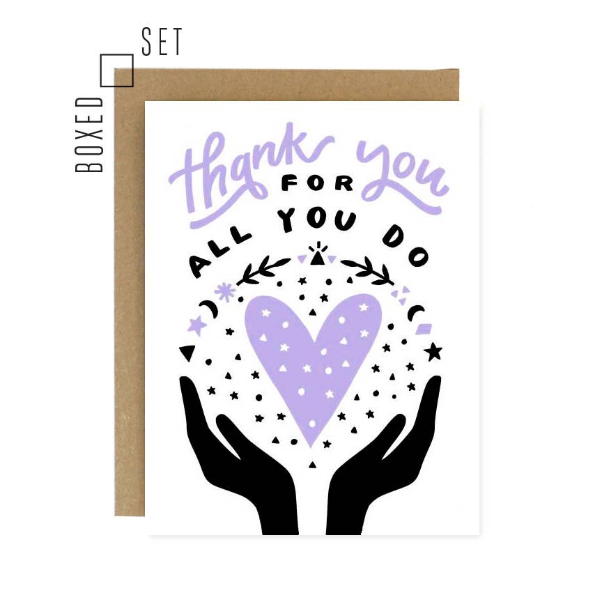 Thank You For All You Do - Boxed Set of 6 - Spiral Circle