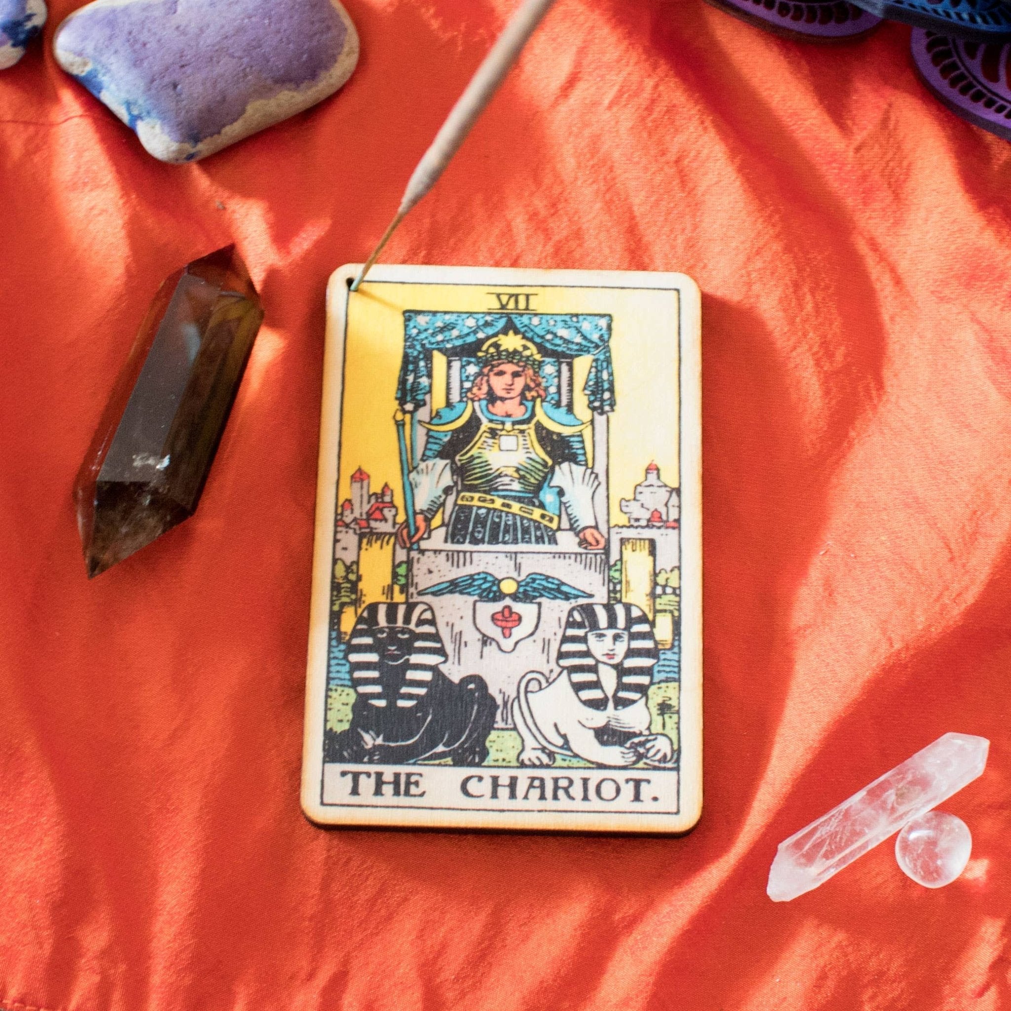 The Chariot | Tarot | Stick Incense Burner - Spiral Circle