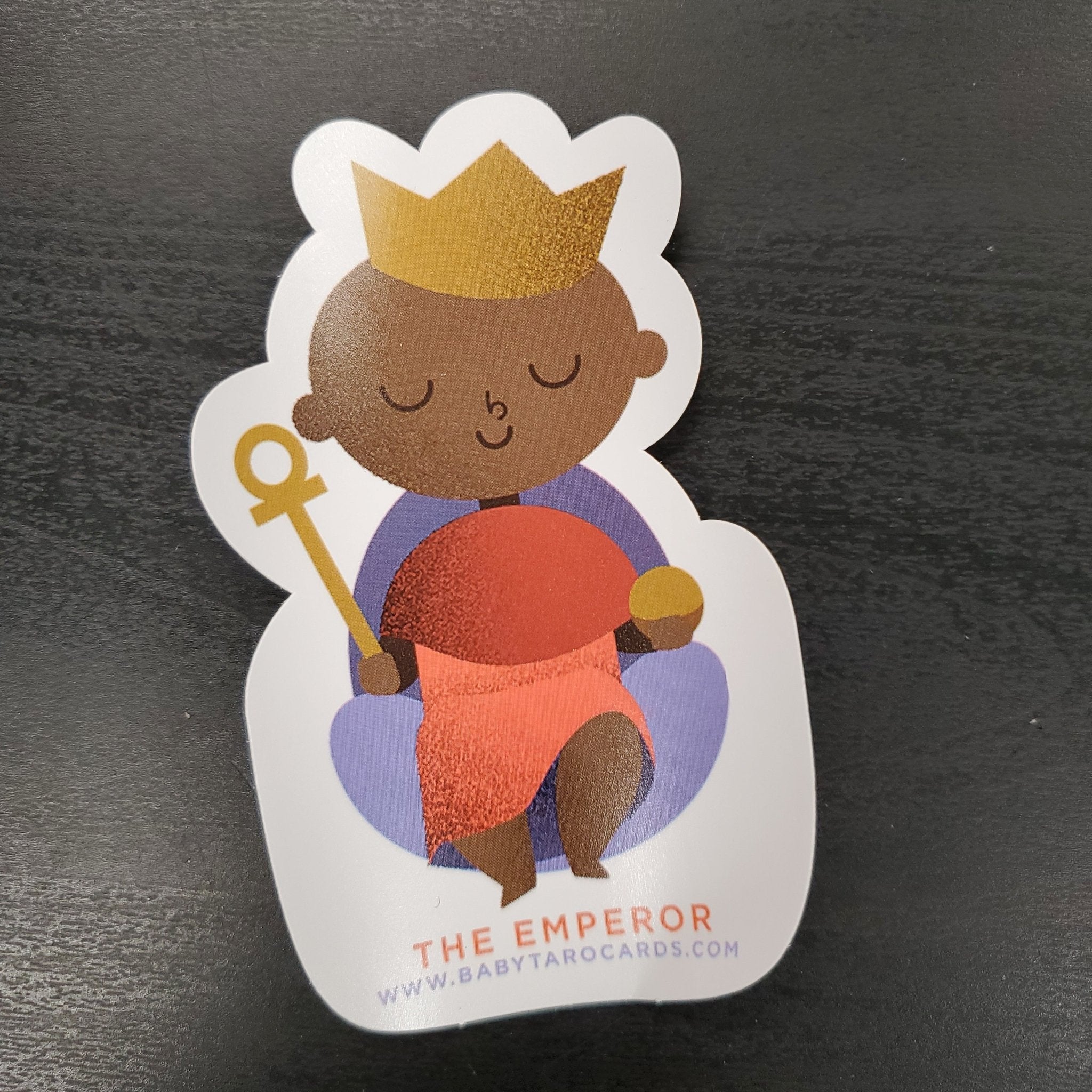 The Emperor Sticker - Spiral Circle