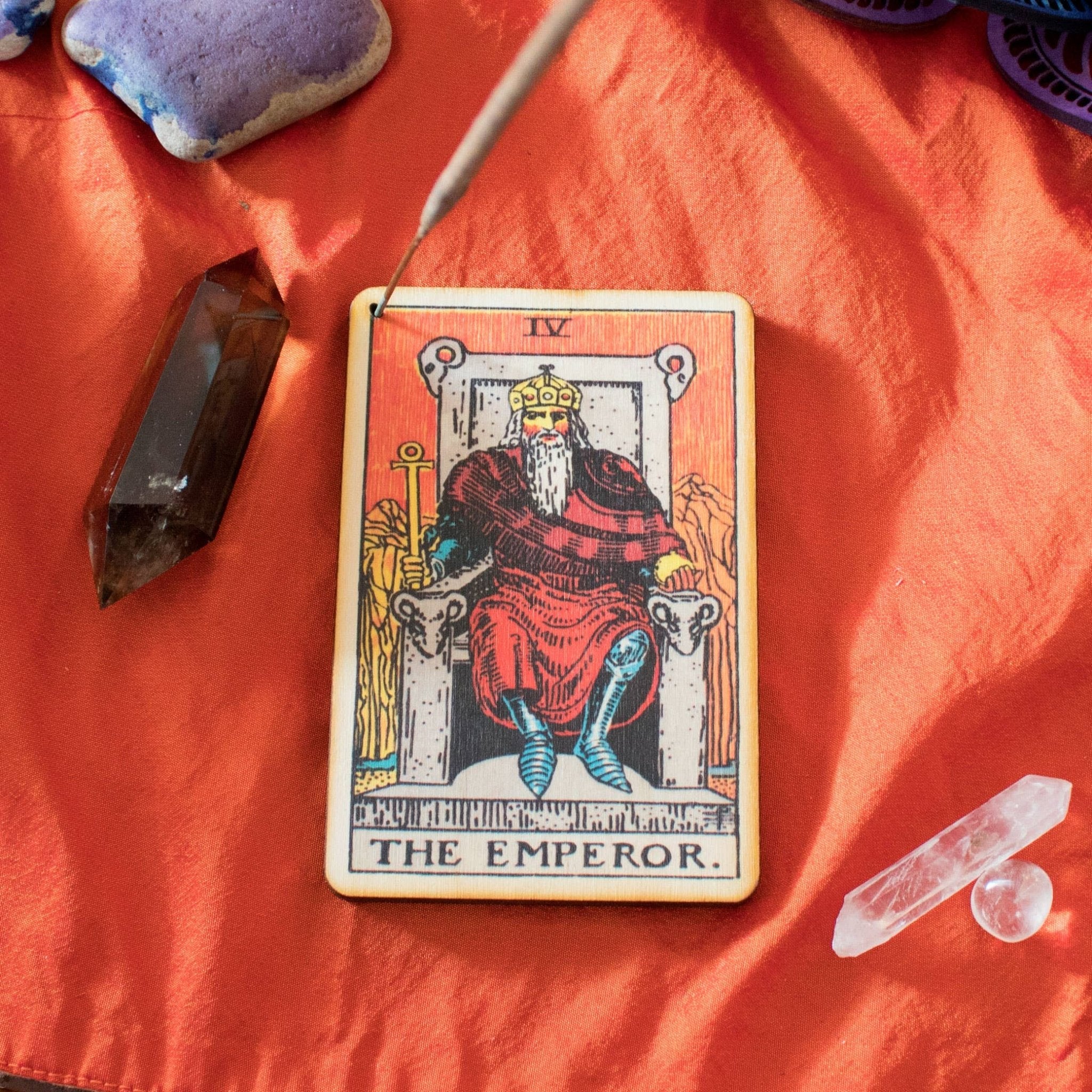 The Emperor | Tarot | Stick Incense Burner - Spiral Circle