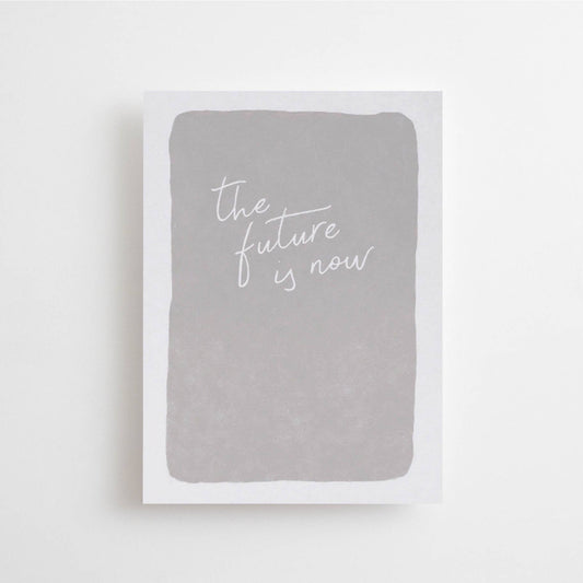The Future is Now | Post Card - Spiral Circle