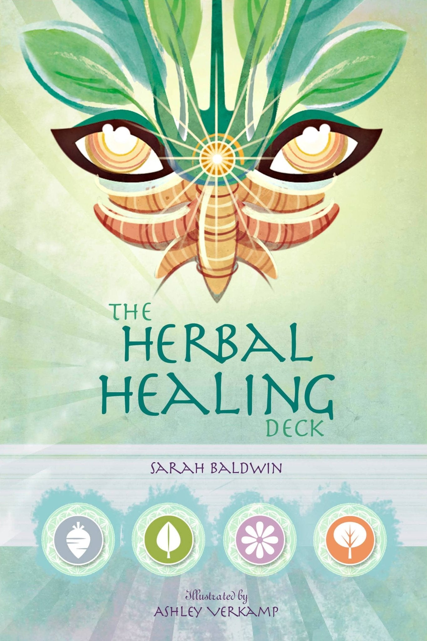 The Herbal Healing Deck Book - Spiral Circle