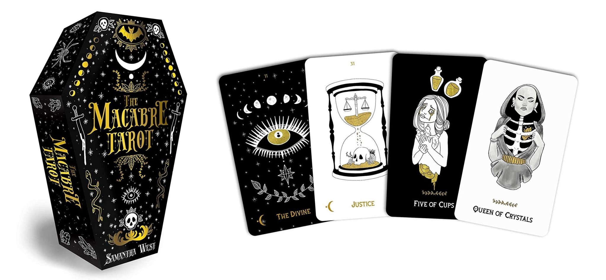 The Macabre Tarot: 78 Card Deck and 128 Page Book - Spiral Circle