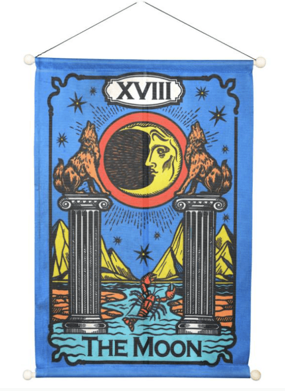 The Moon Tarot Banner - Spiral Circle