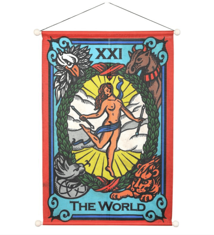 The World Tarot Banner - Spiral Circle