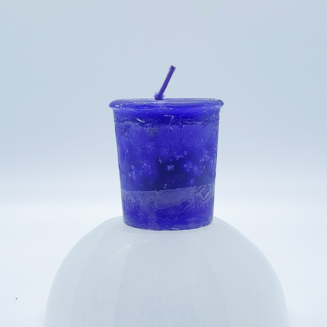 Third Eye Chakra | Dark Blue Votive Candle | Reiki Charged - Spiral Circle