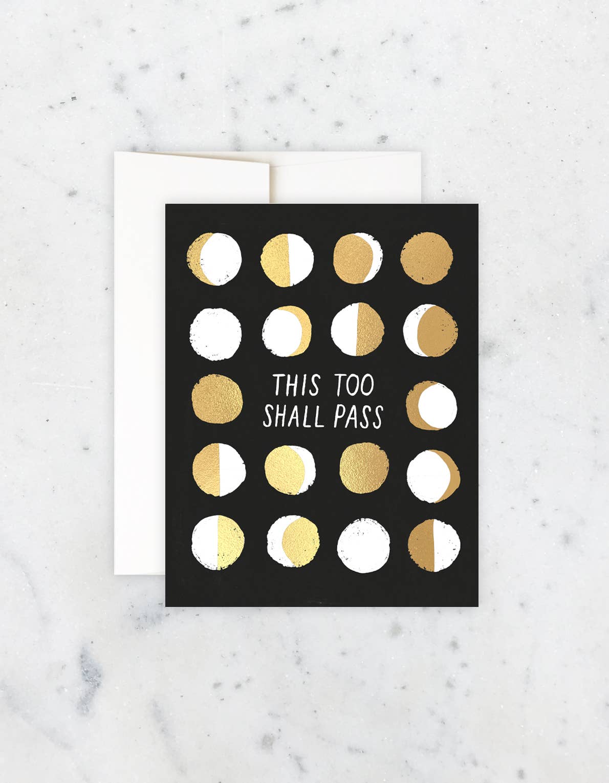 This Too Shall Pass | Moon Phases | Card - Spiral Circle