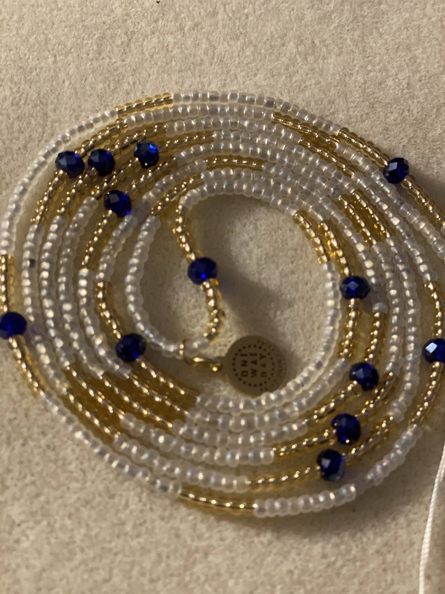 Throat Chakra I Tie On Waist-beads | 45