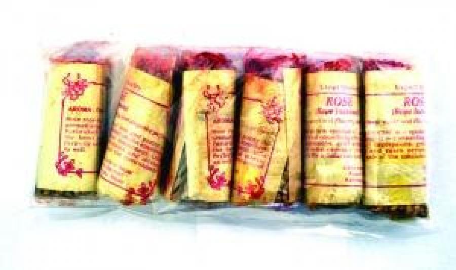 Tibetan Rope Incense - Spiral Circle