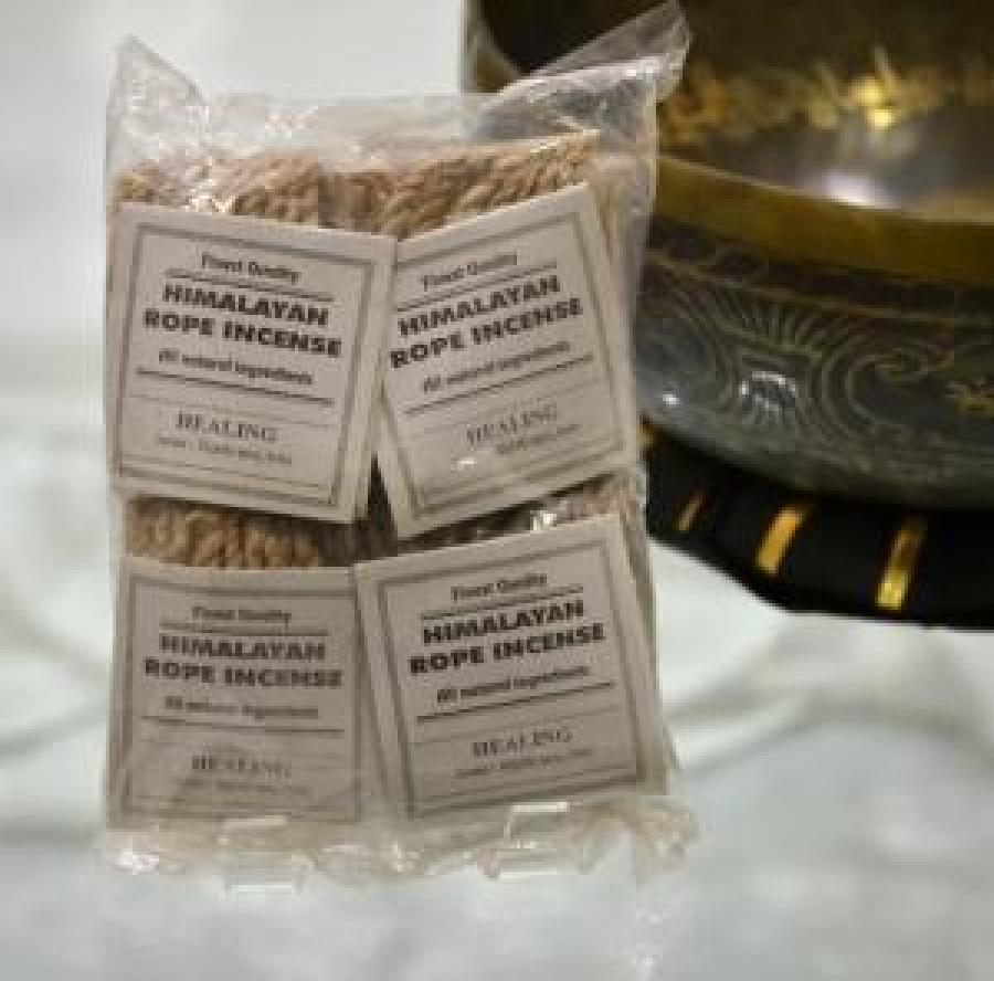 Tibetan Rope Incense - Spiral Circle