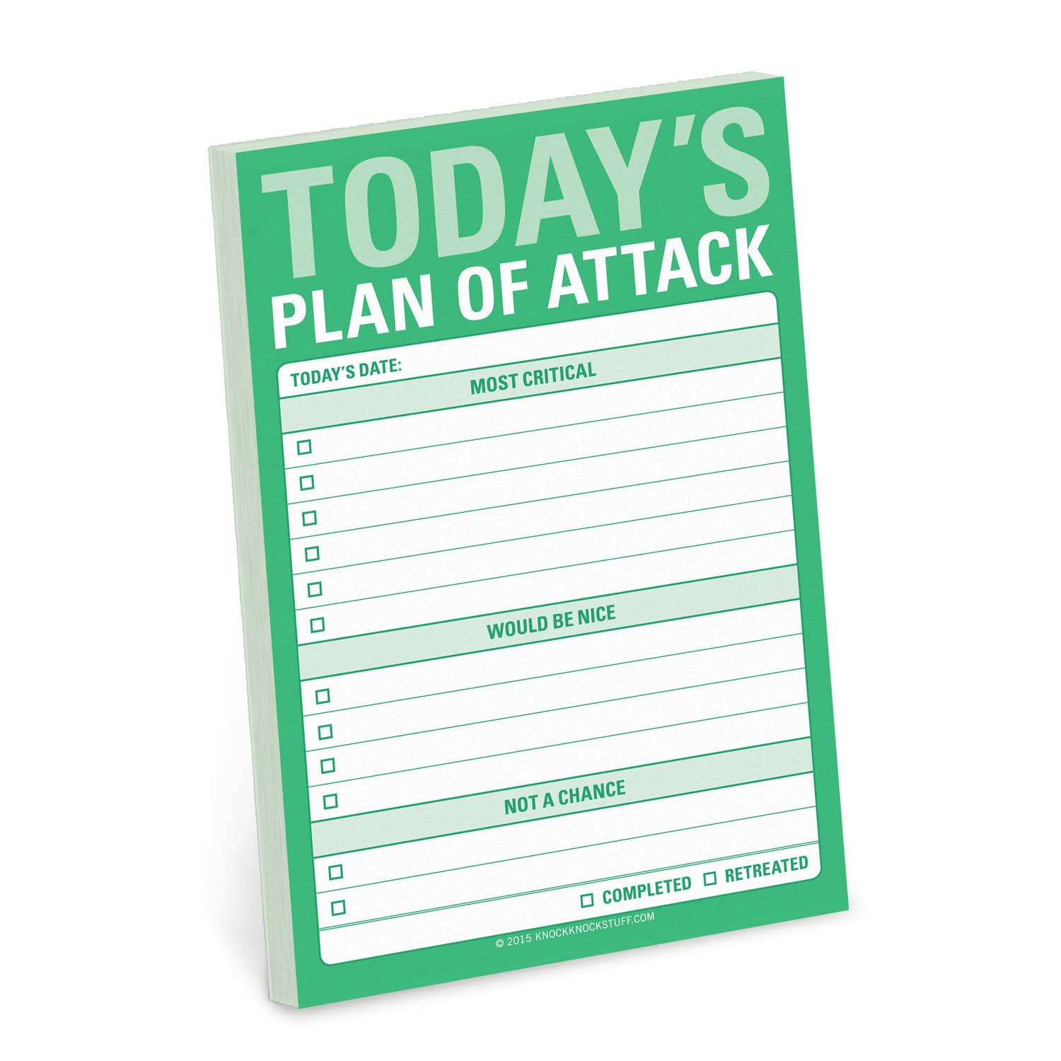 Today's Plan of Attack Great Big Sticky Notes - Spiral Circle