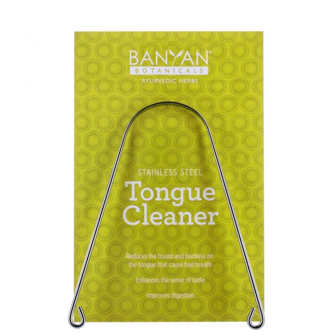 Tongue Cleaner - Stainless Steel - Spiral Circle