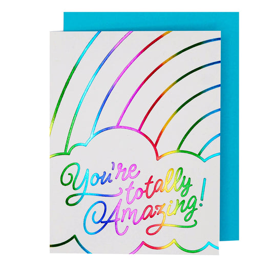 Totally Amazing Friendship Card - Spiral Circle